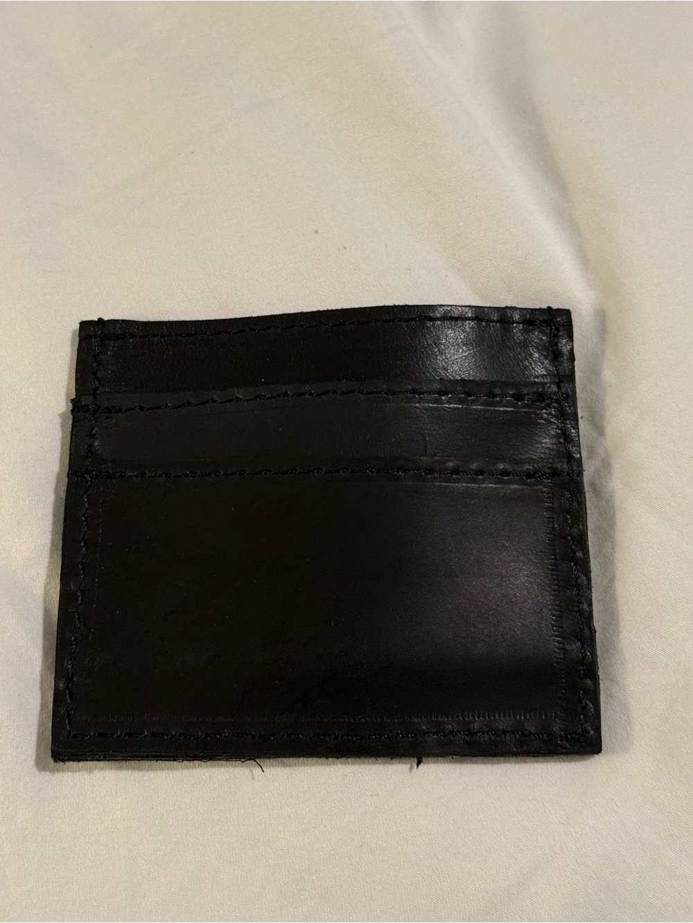 Able Black Slim Leather Card Holder